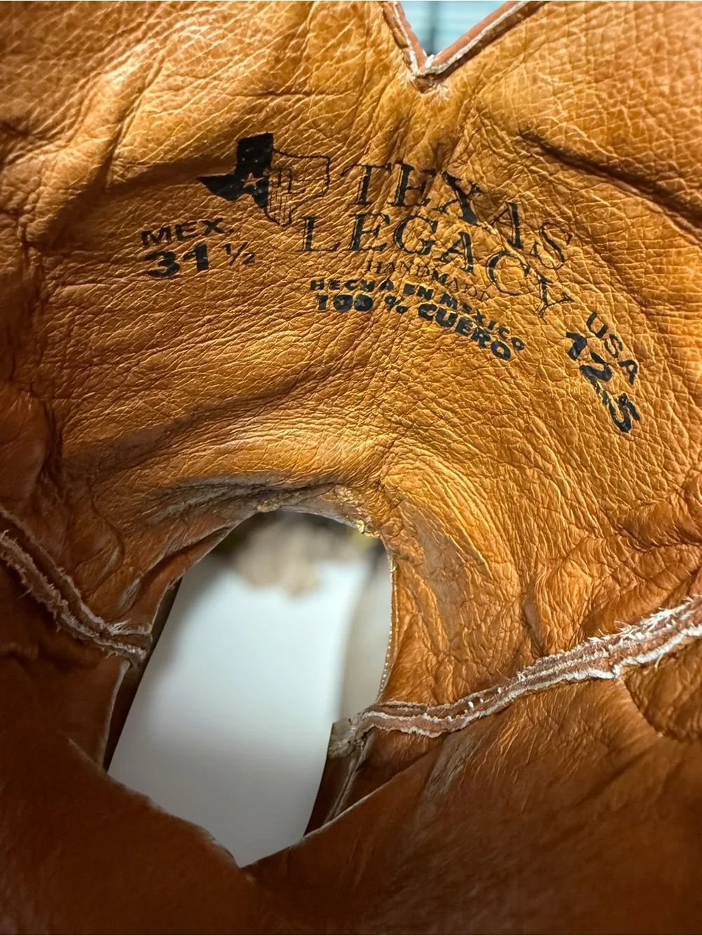 TEXAS LEGACY Western Boots - Square Toe Brown Size 12.5